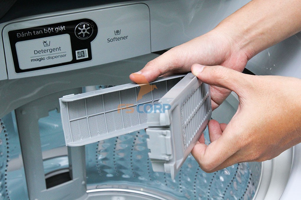 Máy giặt Samsung 10 kg WA10J5710SG/SV