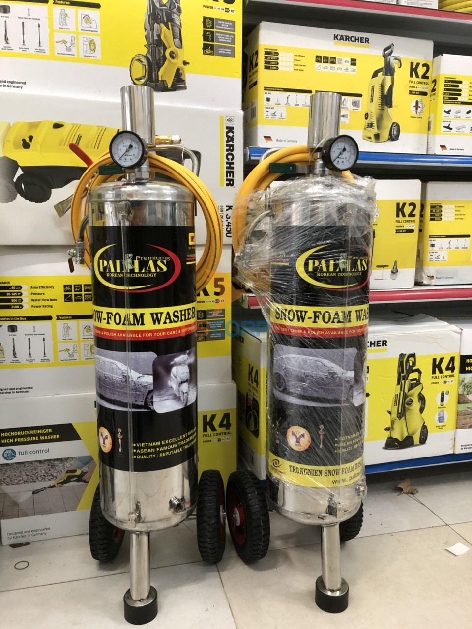 Bình rửa xe bọt tuyết Pallas 60 lít - MBT60