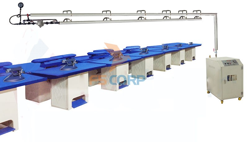 Hệ thống ủi hơi công nghiệp hoàn chỉnh MTD-01