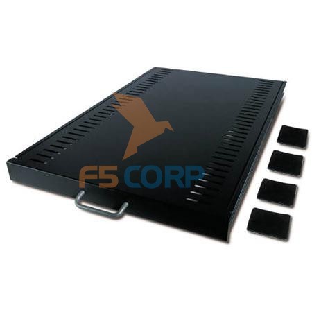 Sliding Shelf 100lbs/45.5kg Black (AR8123BLK )