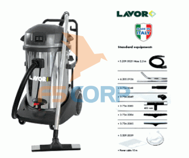 Máy hút bụi công nghiệp khô & ướt Lavor Domus 265 IF