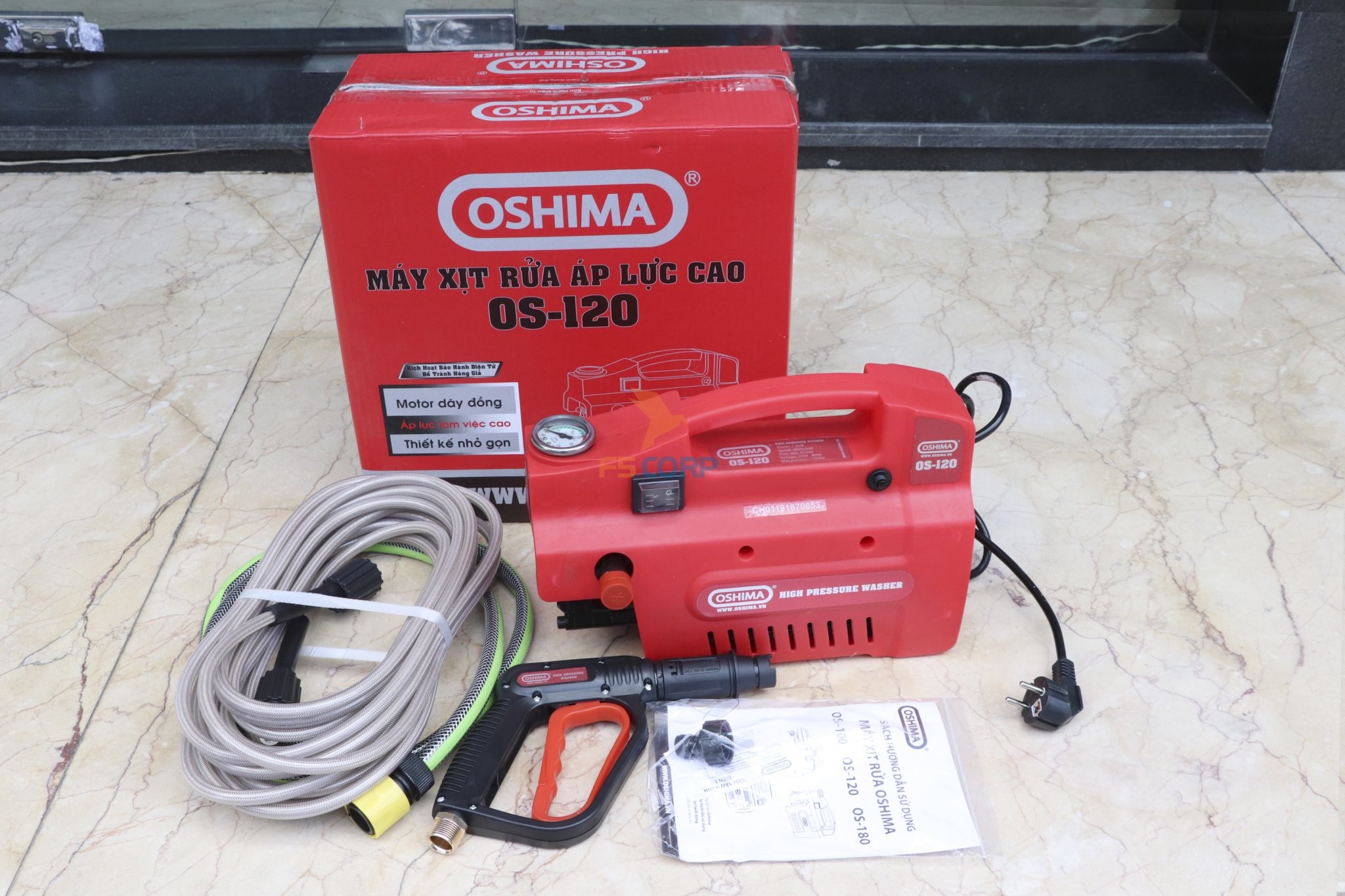 Máy phun xịt rửa xe Oshima OS-120