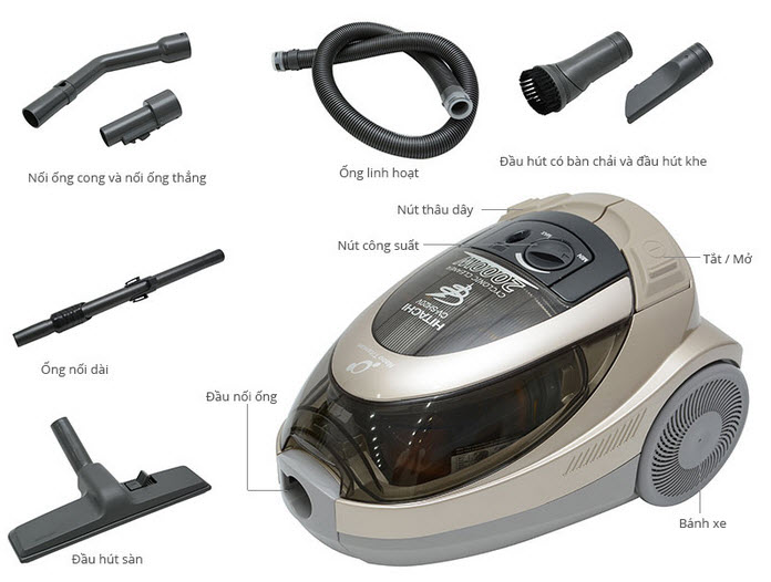 Máy hút bụi Hitachi CV-SH20V