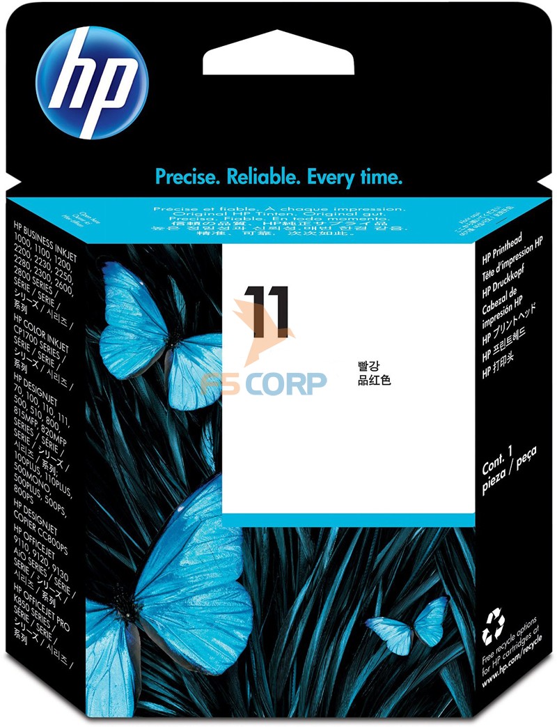 Mực máy in HP No 11 Cyan Printhead - MOQ: 1 C4811A