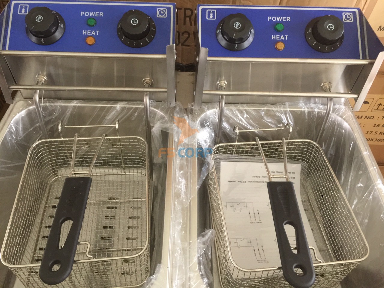 Bếp chiên nhún điện đơn SunChef 8L