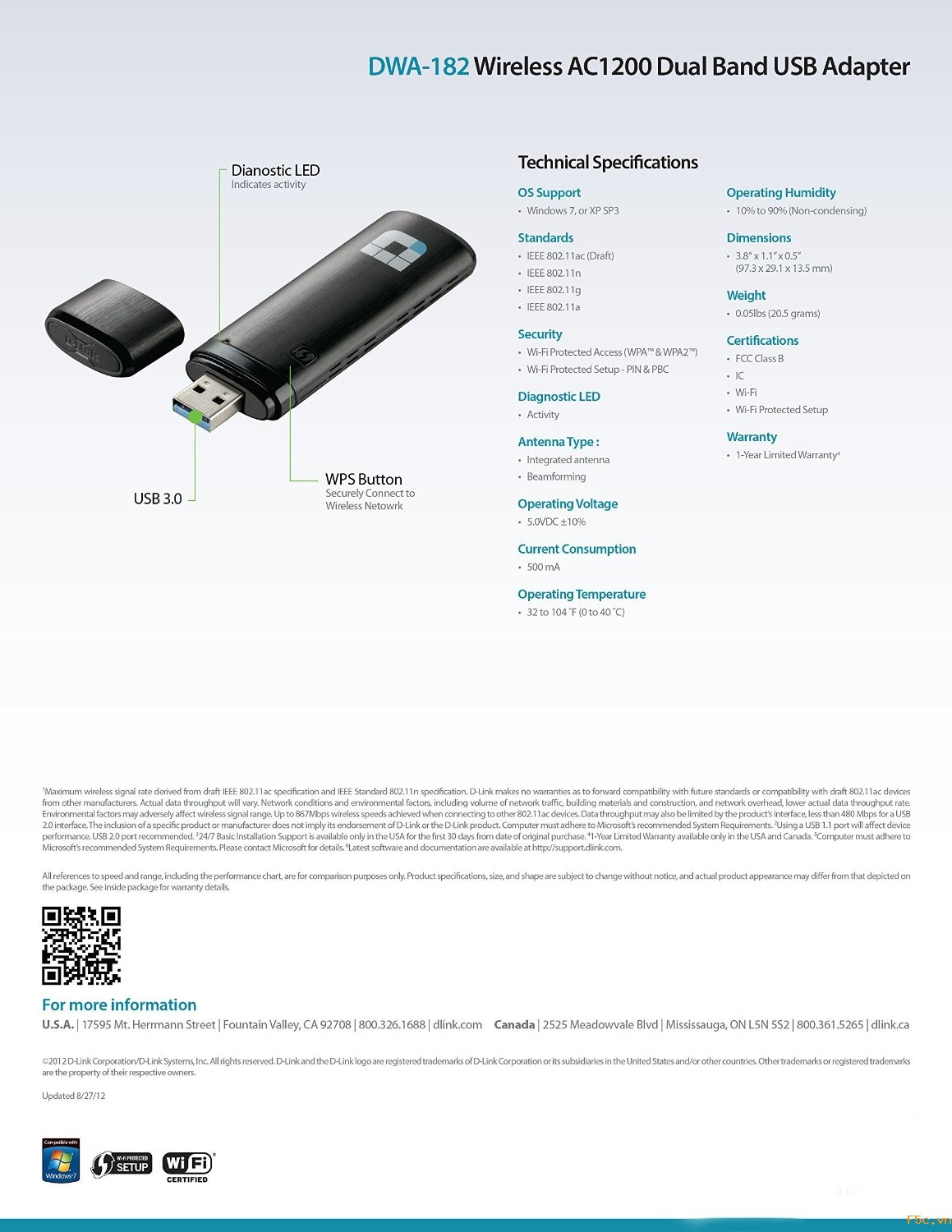 Card Wireless Card USB DWA-182
