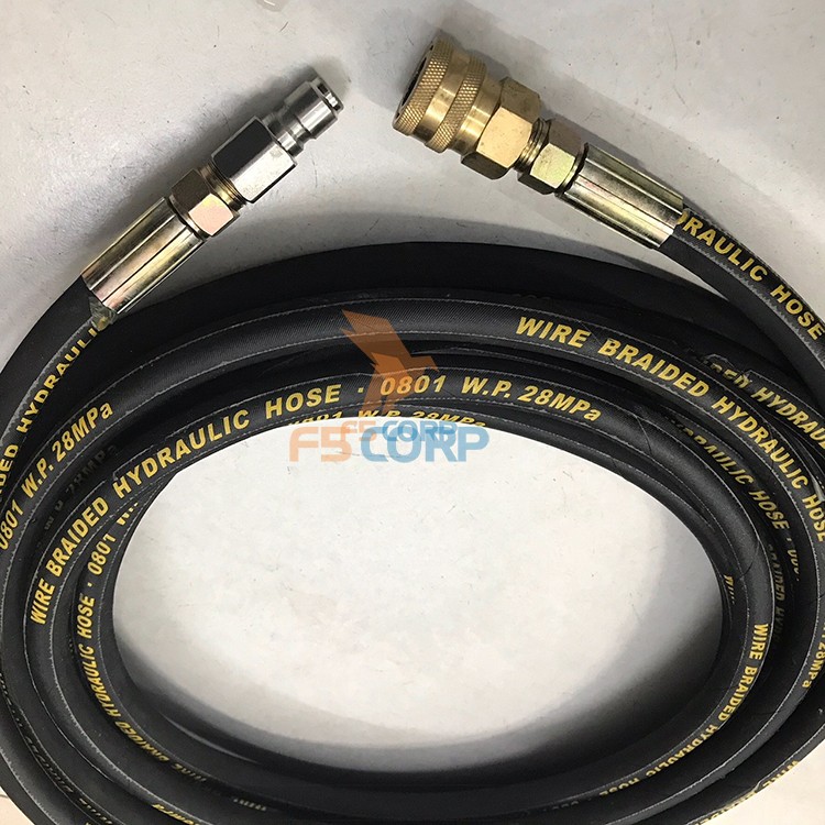 Dây áp lực máy Promac 15 mét, 1 lớp kẽm