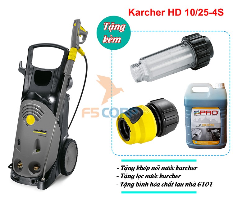 Máy phun rửa cao áp Karcher HD 10/25-4 S *EU-I mã 1.286-902.0