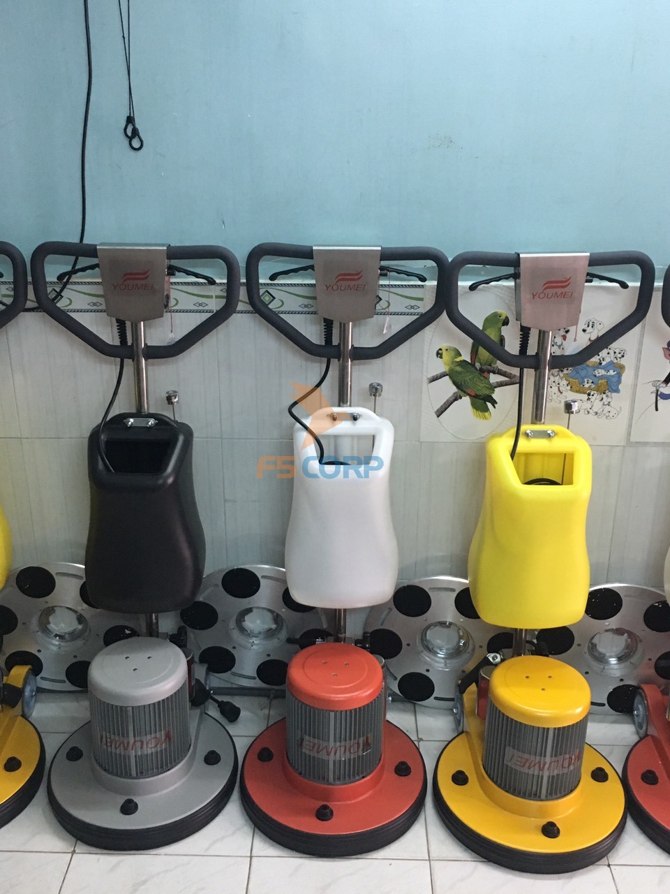 Máy mài và đánh bóng sàn Youmei 3.5HP