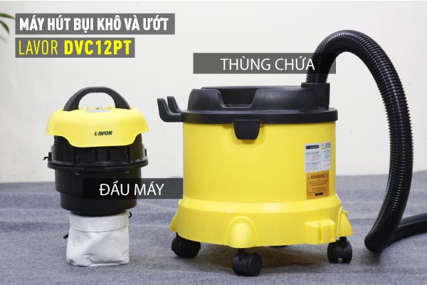 Máy hút bụi khô và ướt Lavor DVC 12 PT