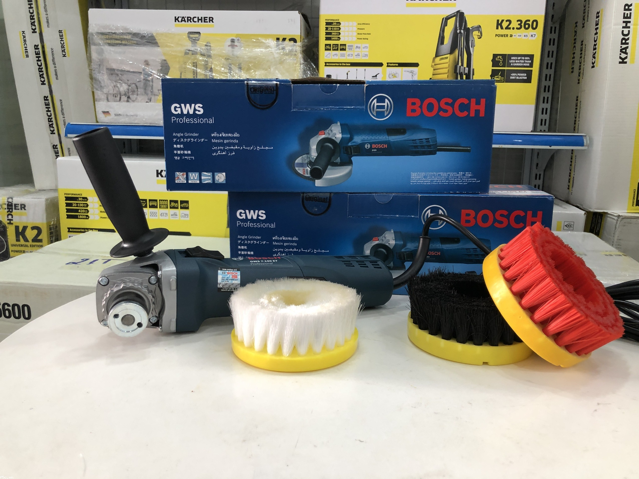 Máy mài 100mm Bosch GWS 7-100 ET