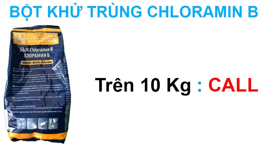 BỘT KHỬ TRÙNG DIỆT KHUẨN CLORAMIN B - SÉC 1 KG