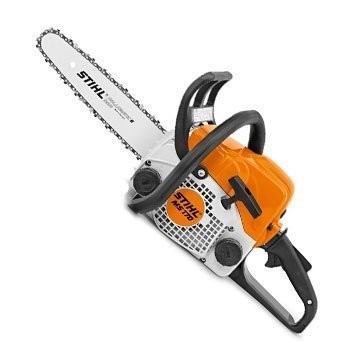 Máy cưa xích chạy xăng Stihl MS170 Lam sên bánh xe 16 in 27m 1 chân