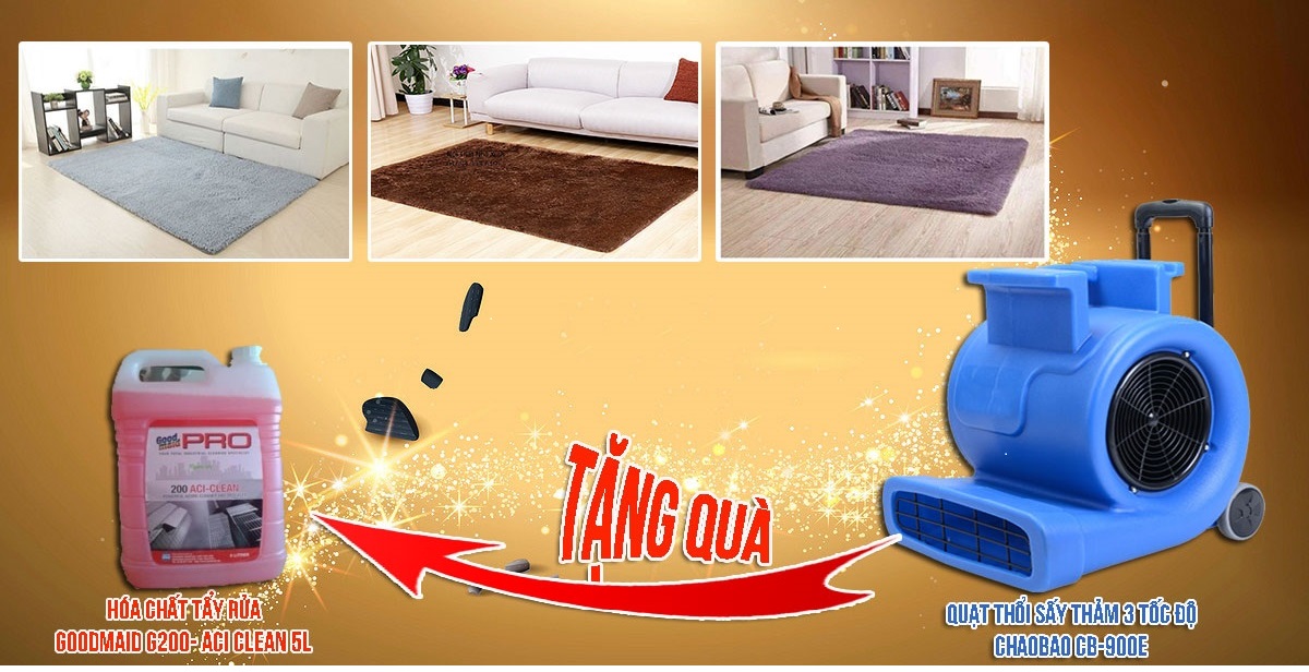 KM Quạt thổi sấy thảm 3 tốc độ Chaobao CB-900E