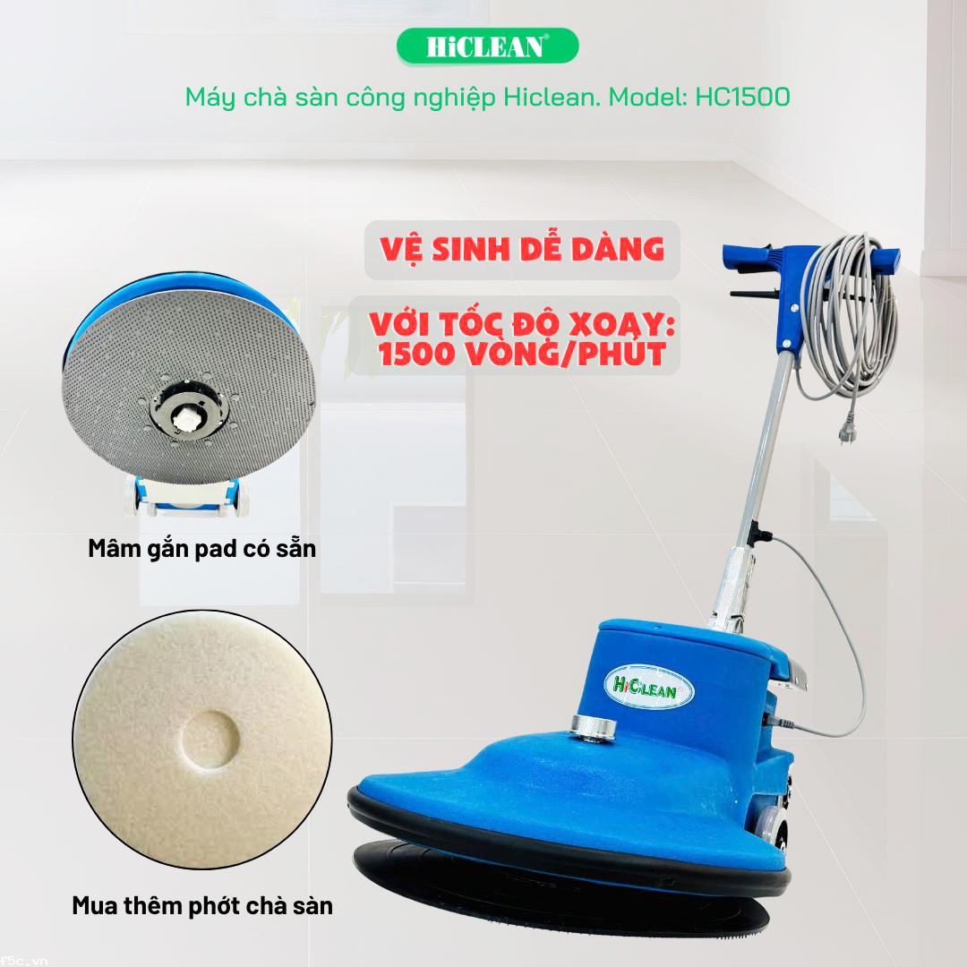 Máy đánh bóng sàn tốc độ cao HiClean HC 1500