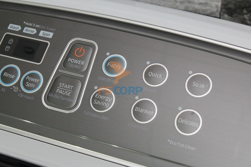 Máy giặt Samsung 9 kg WA90J5710SG/SV