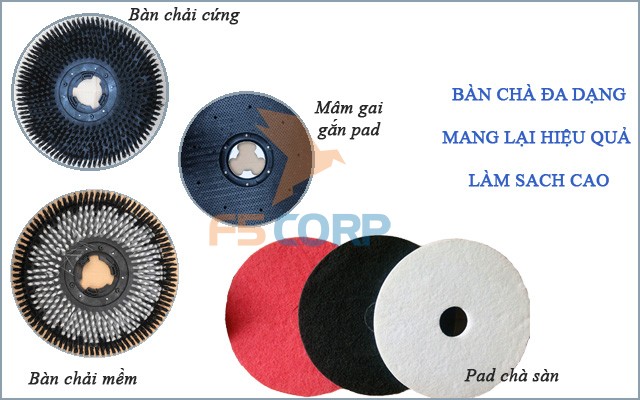 Máy chà sàn liên hợp cánh bướm Palada PD2A