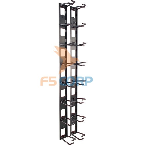 Vertical Cable Organizer, 8 Cable Rings, Zero U (AR8442 )