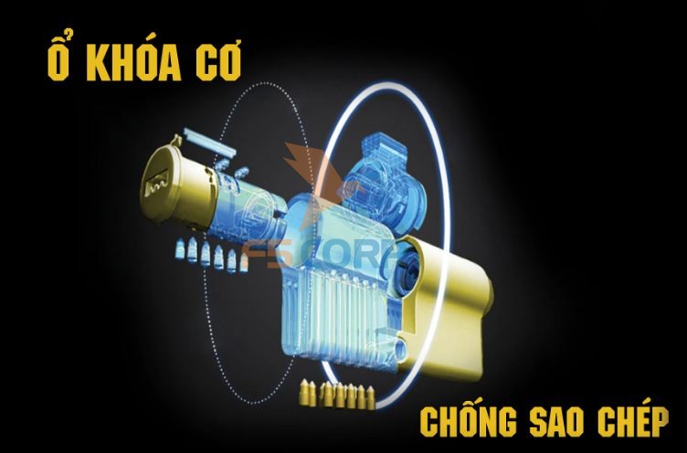 Khóa cửa vân tay cao cấp 5ASYSTEMS TS 6000