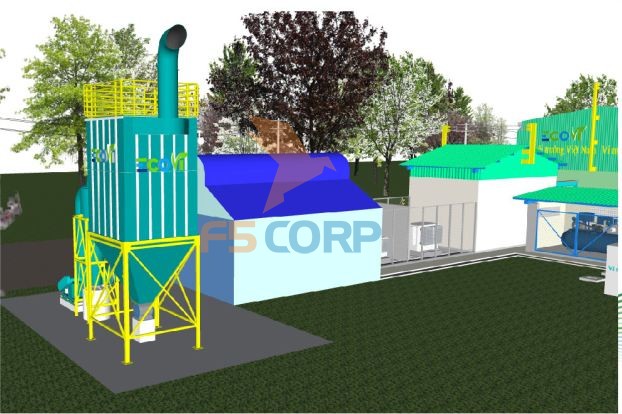 Hệ thống hút bụi bằng Cyclone - Túi lọc công nghiệp F5 Eco