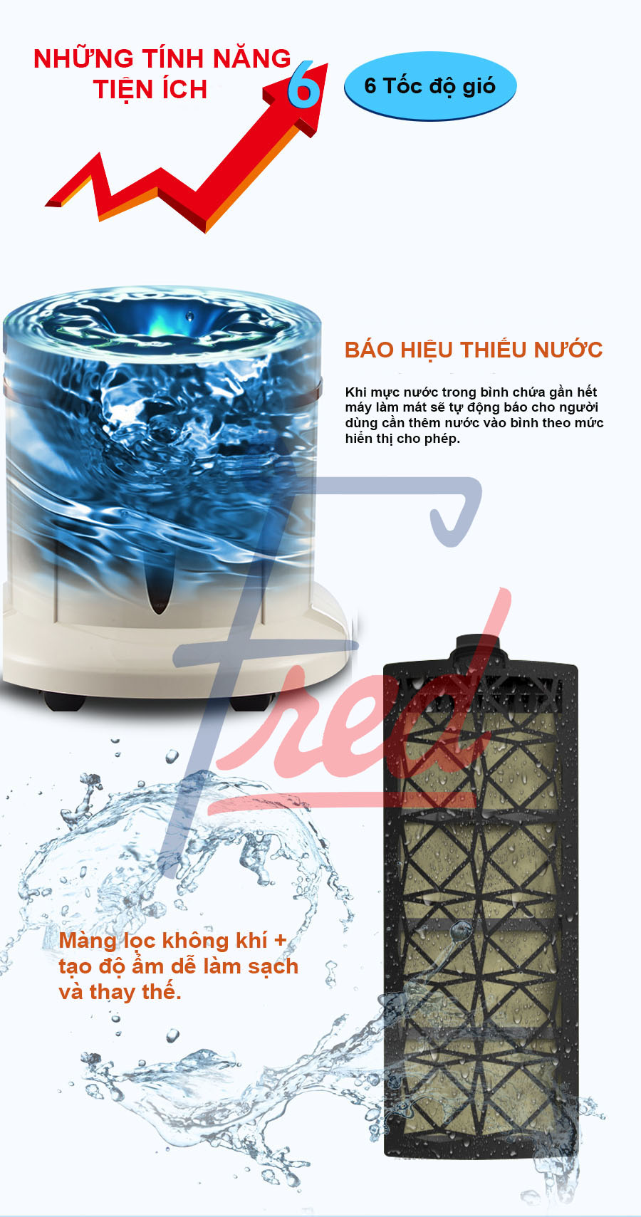 Máy làm mát không khí Fred FR1602