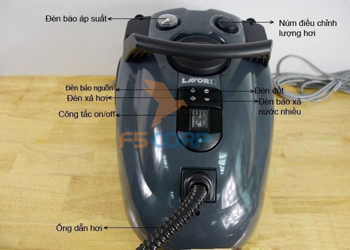 Máy làm sạch hơi nước nóng Lavor GV Kone