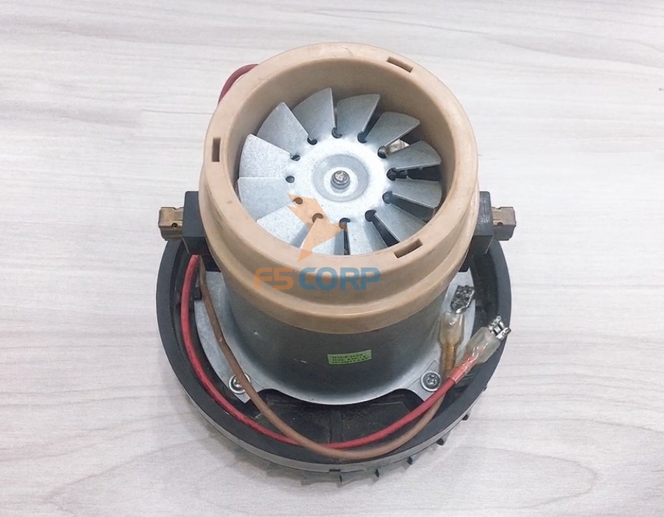 Motor máy hút bụi hút nước 1 tầng cánh