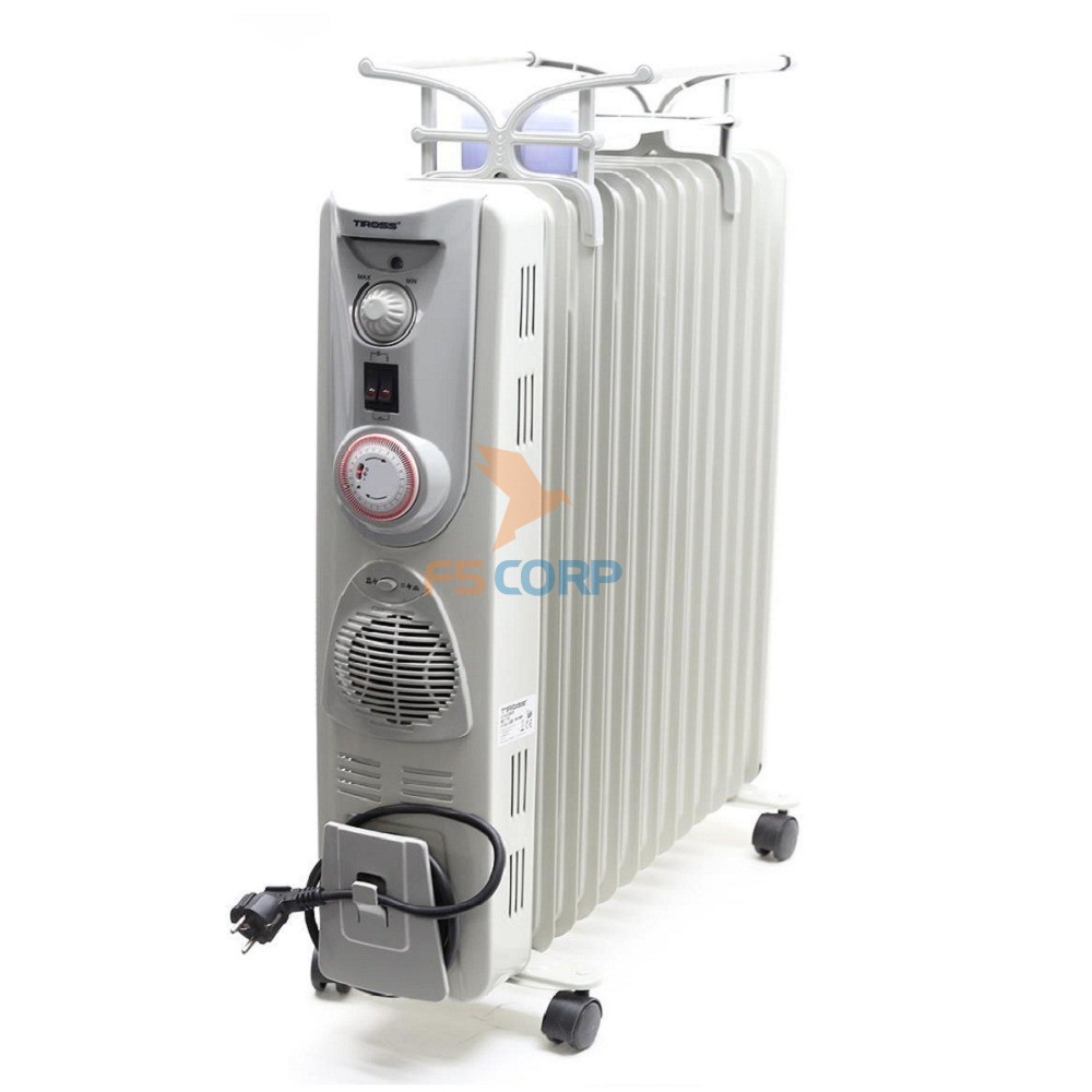 Lò sưởi dầu 13 thanh có hẹn giờ Tiross TS926