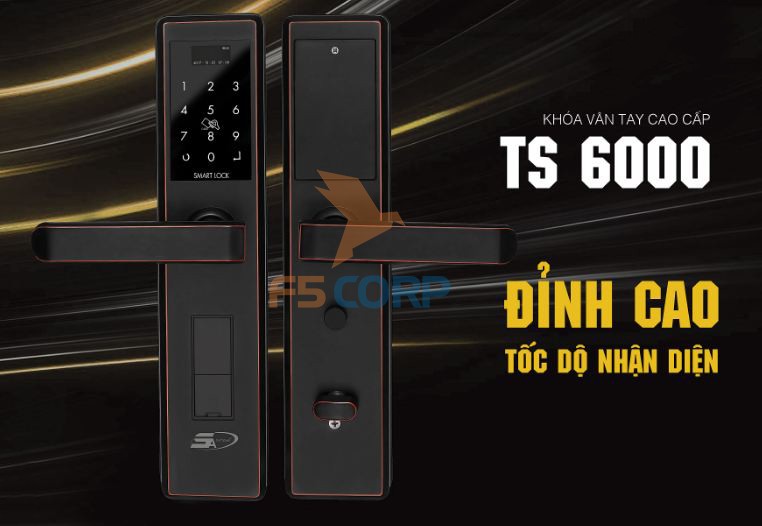 Khóa cửa vân tay cao cấp 5ASYSTEMS TS 6000