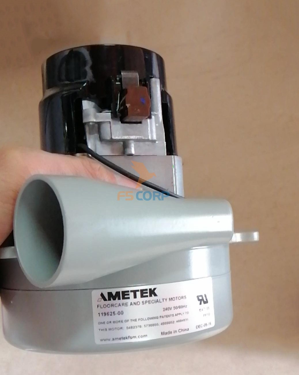 Motor máy chà sàn liên hợp Ametek 24V