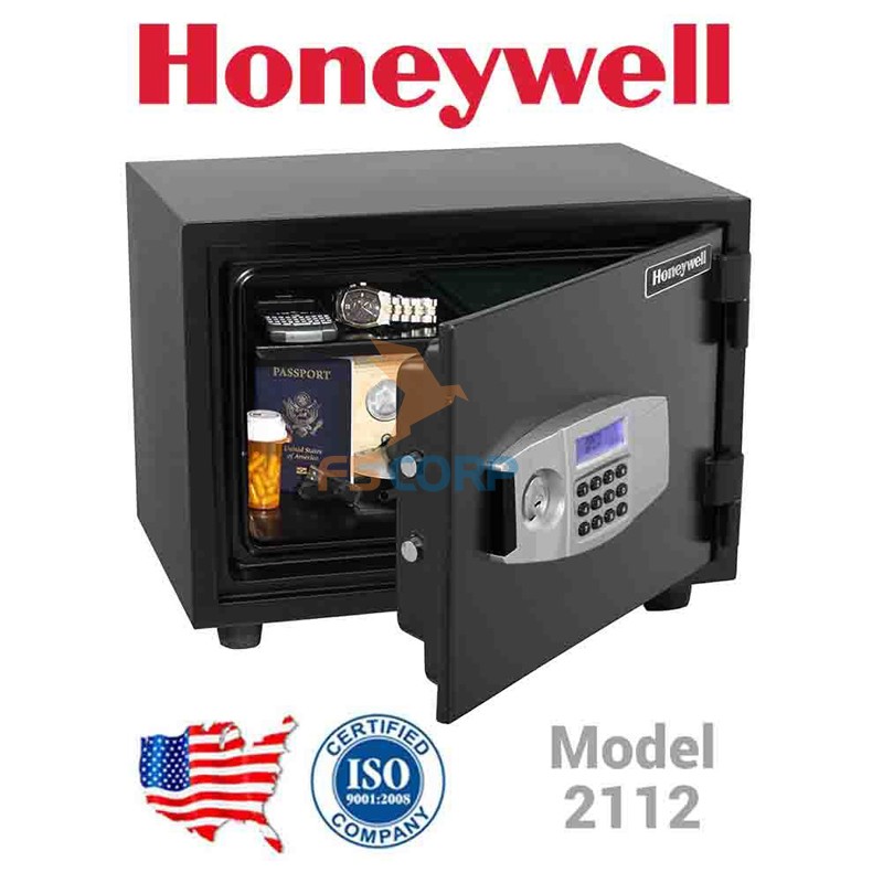 Két sắt văn phòng Honey Well 2112 khóa cơ và kĩ thuật số