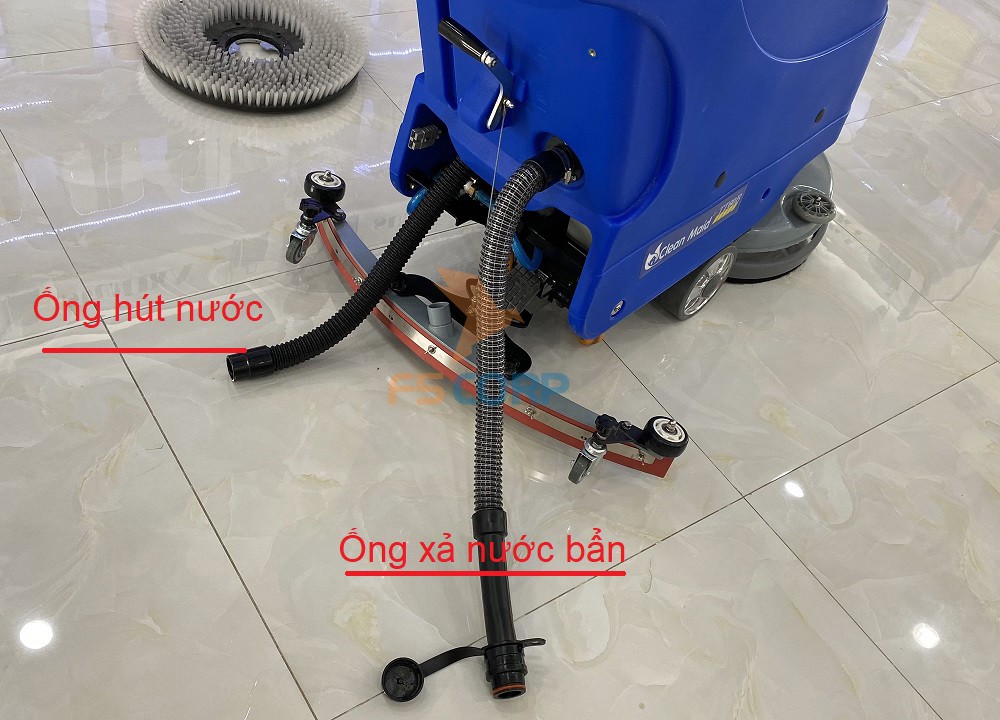 Máy chà sàn liên hợp Clean Maid TT 60BT