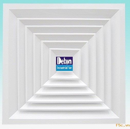 Quạt Hút Âm Trần Deton AT 600-1 (Có hộp số, không nối ống)
