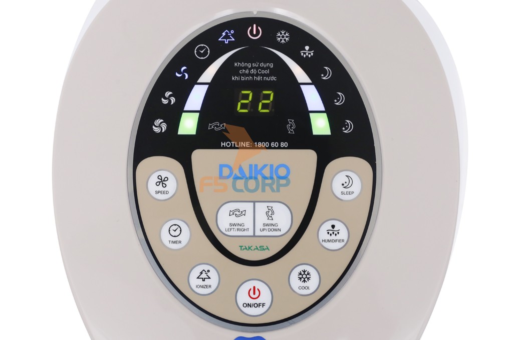 Quạt điều hòa Daikiosan DKA-01500B