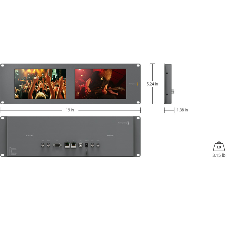 Thiết bị ghi hình Blackmagic SmartView Duo 2