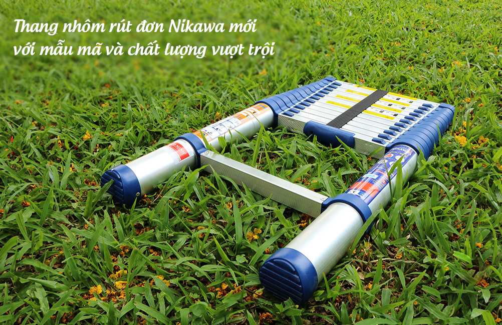 Thang nhôm rút đơn Nikawa NK-32