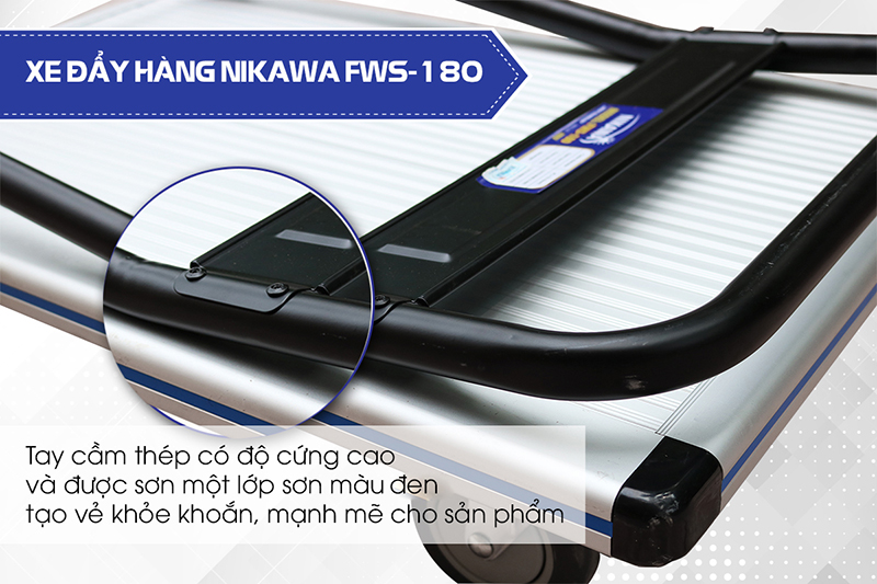 Xe đẩy hàng nhôm Nikawa FWS-180