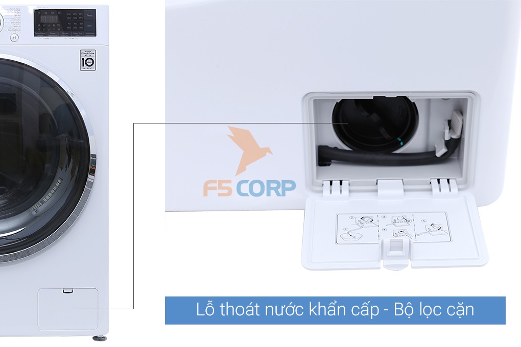Máy giặt LG Inverter 8.5 kg FC1485S2W