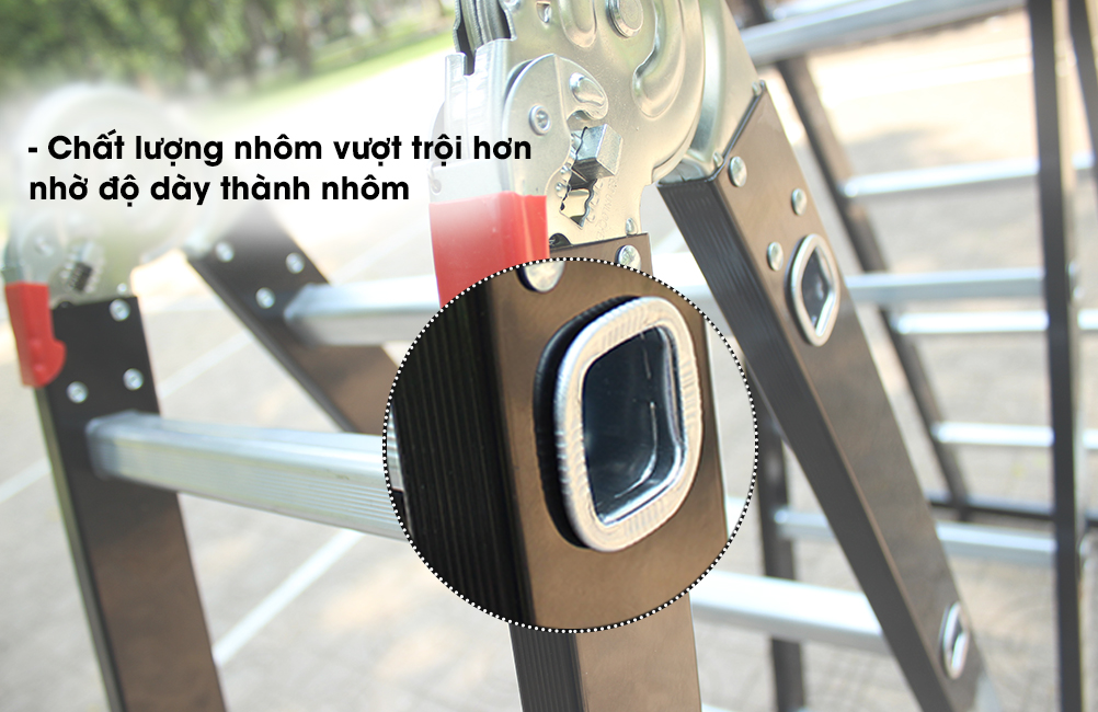 Thang nhôm gấp đoạn Nikawa NKG-43