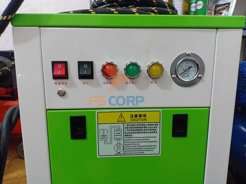 Máy hơi nước nóng Lucky 15 kw 2 súng 380V tự động