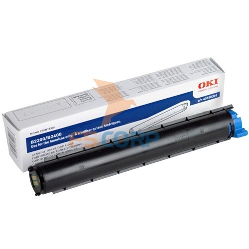 B2200 Toner Mực in laser đen trắng cho máy in OKI B2200 / B2200N / B2400 / B2400N