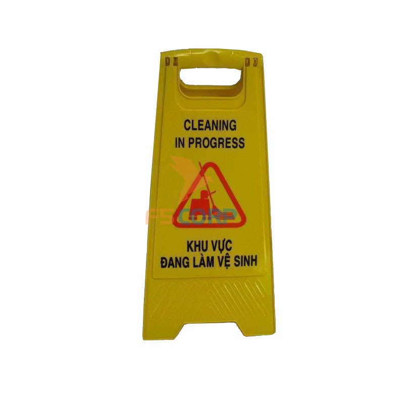Biển báo chữ A Khu Vực đang làm vệ sinh GF-041-048