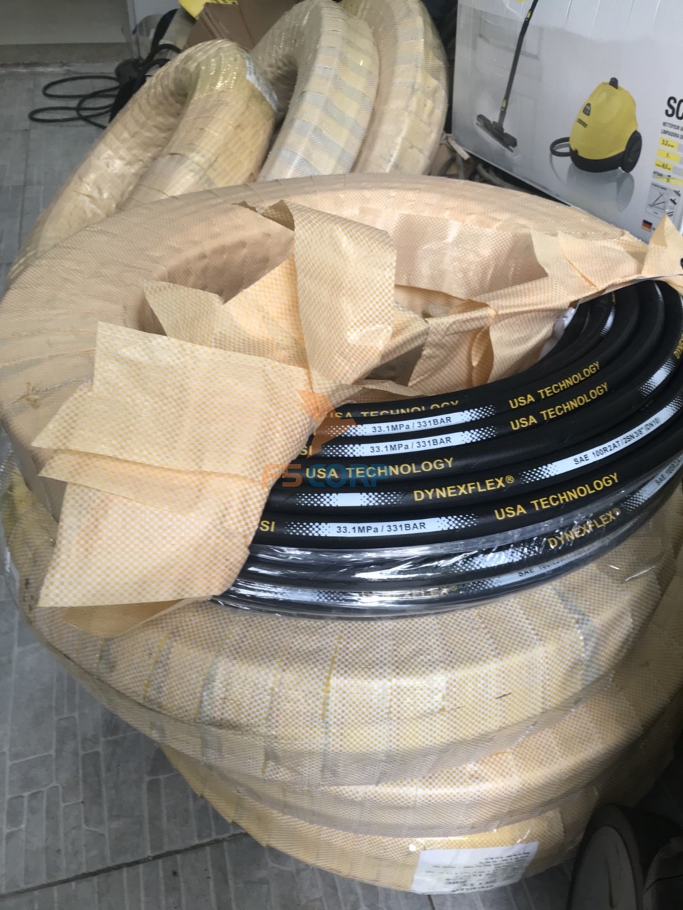 Ống dầu thủy lực 2 lớp kẽm 3/8