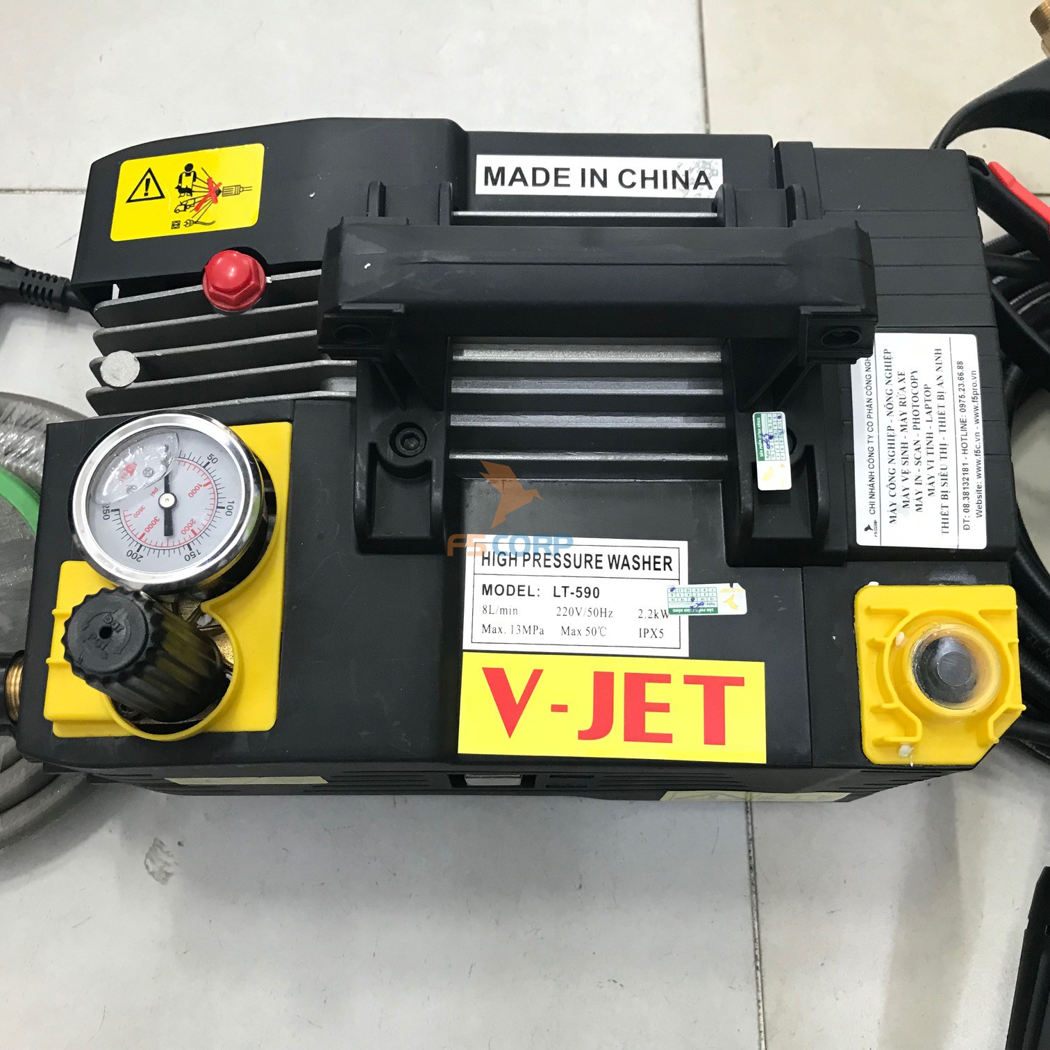 Máy rửa xe V-Jet LT 590