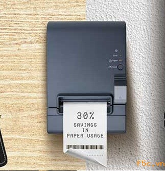 Máy in nhiệt Epson TM-T82 Cổng kết nối: USB