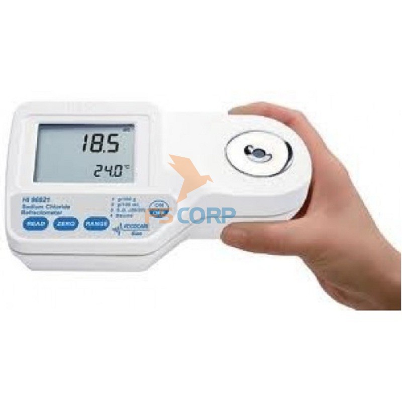 Khúc xạ kế đo độ mặn Hanna Hi 96821