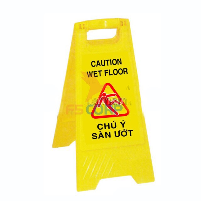 Biển báo chú ý sàn ướt chữ A