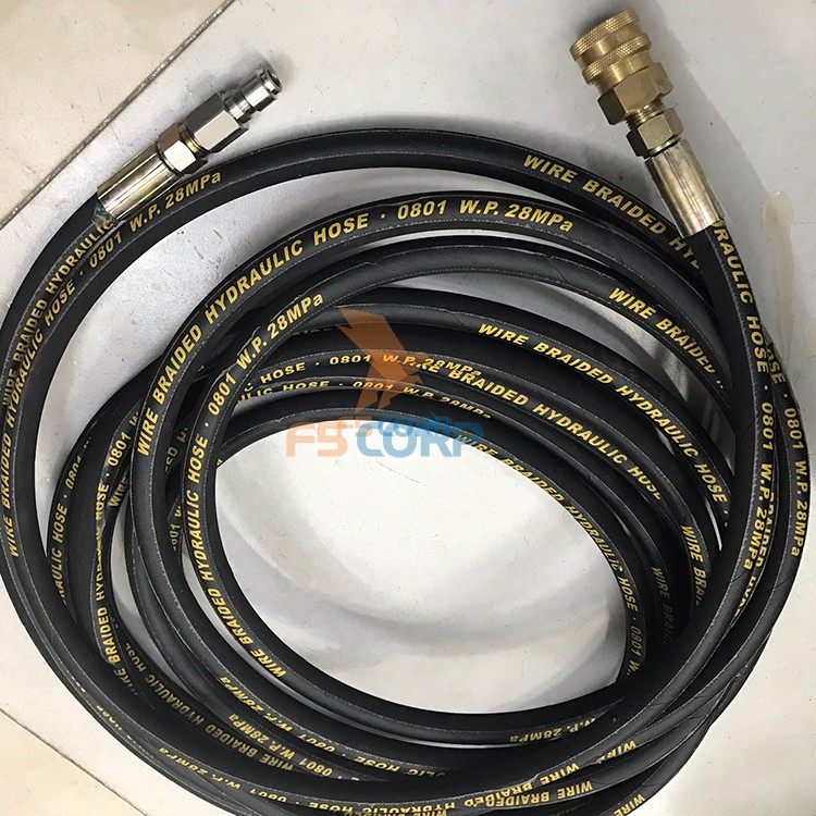 Dây áp lực máy Promac 15 mét, 1 lớp kẽm
