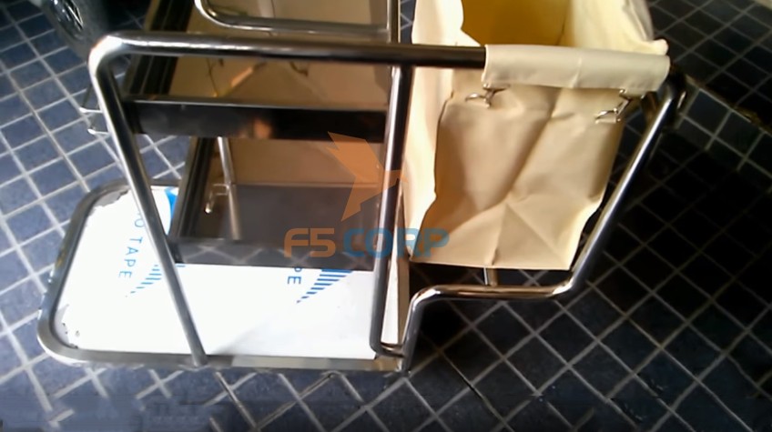 Xe làm vệ sinh phòng buồng inox 3 tầng F20