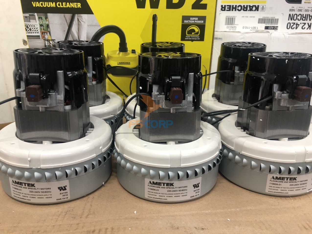 Motor Ametek 1000w cho máy hút bụi hút nước